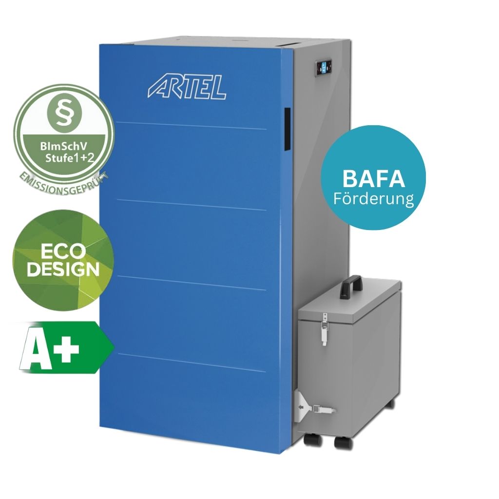 Pelletkessel 34 kW Kompakt CALDAIA34ATP-AUTO